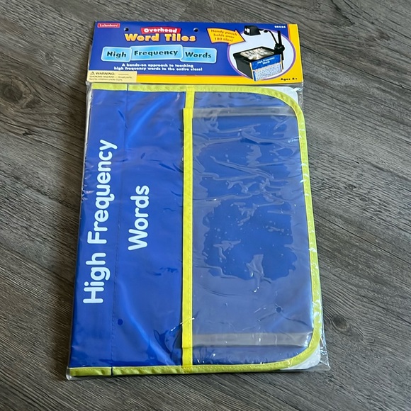 Other - NEW Lakeshore Overhead Word Tiles Kits, 183 Words, Storage Pouch, Activity Guide